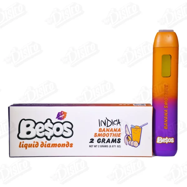 Besos Liquid Diamond Vape - Banana Smoothie (2g)