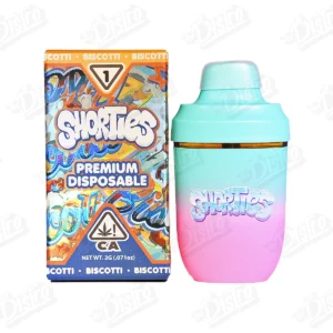 Shorties Live Resin Liquid Diamonds Disposable Vape - Biscotti (2g)
