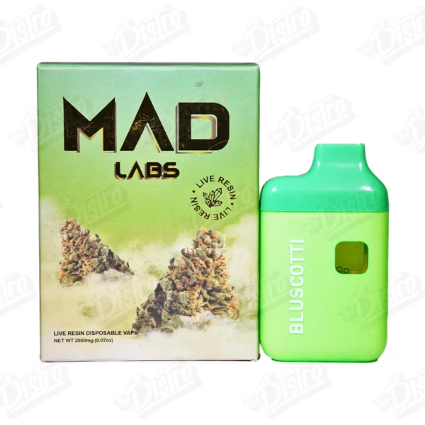 Mad Labs Live Resin Disposable Vape - Bluscotti (2g)