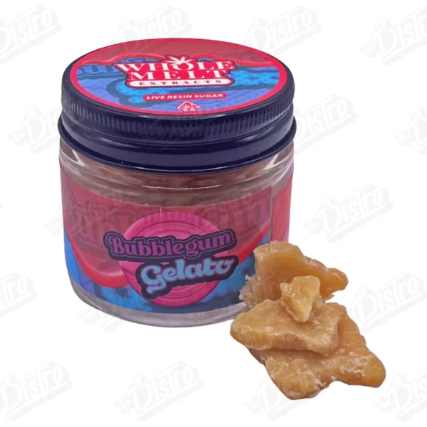 Whole Melt Extracts Live Resin Sugar - Bubblegum Gelato (1oz)