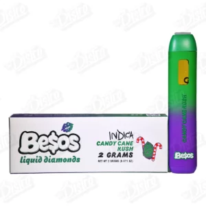 Besos Liquid Diamond Vape - Candy Cane Crush (2g)