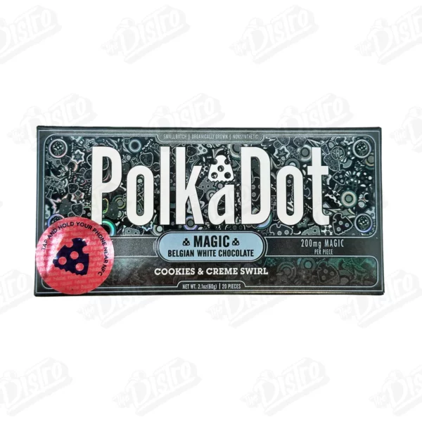 PolkaDot Shroom Bar - Cookies & Creme Swirl (4g)