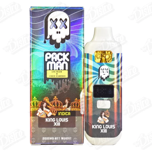 Packman Live Resin Diamonds Disposable Vape - King Louis XIII (2g)