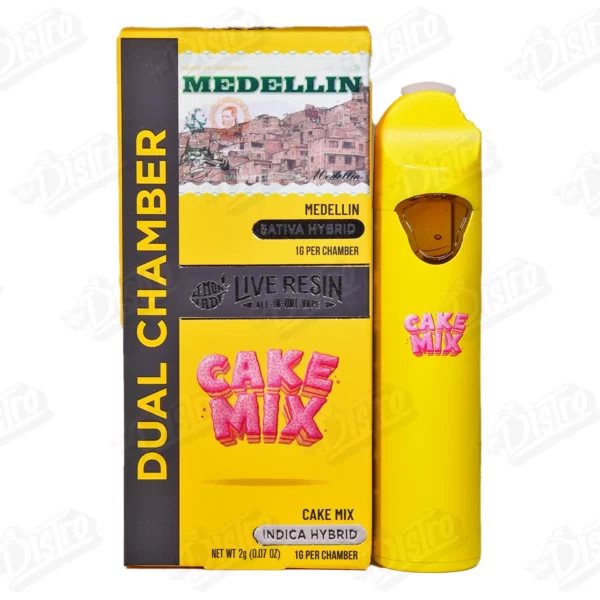 Cookies Dual Chamber Live Resin Disposable Vape - Medellin & Cake Mix (2g)