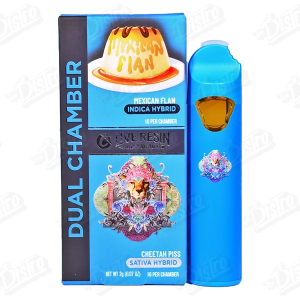 Cookies Dual Chamber Live Resin Disposable Vape - Mexican Flan & Cheetah Piss (2g)