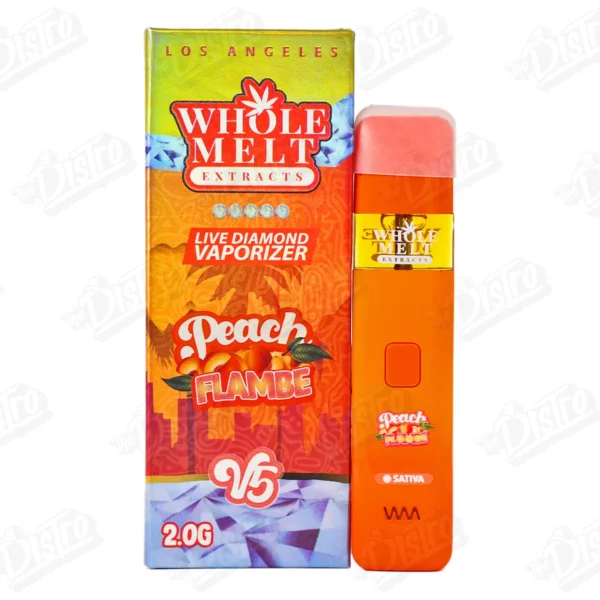 Whole Melt Extracts Live Diamond Disposable Vape - Peach Flambe (2g)