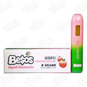 Besos Liquid Diamond Vape - Peaches Cream (2g)