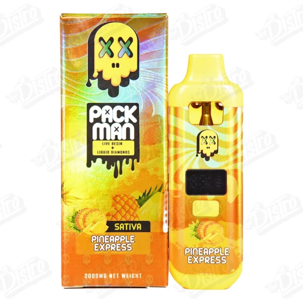 Packman Live Resin Diamonds Disposable Vape - Pineapple Express (2g)
