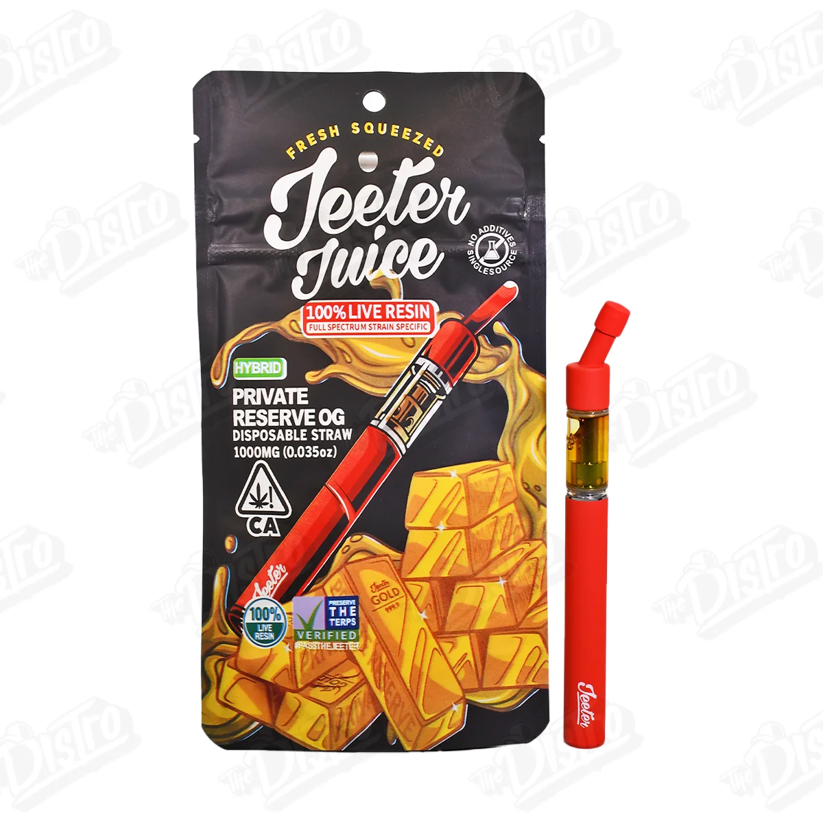 Jeeter Juice Live Resin Disposable Vape - Private Reserve OG (1g)