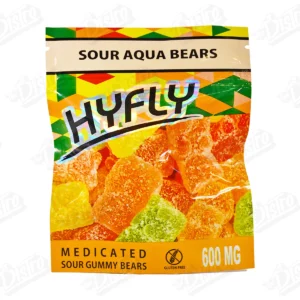 Hyfly Gummies - Sour Aqua Bears (600mg)