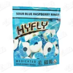 Hyfly Gummies - Sour Blue Raspberry Rings (600mg)