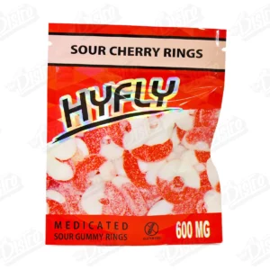 Hyfly Gummies - Sour Cherry Rings (600mg)