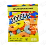 Hyfly Gummies - Sour Neon Rings (600mg)