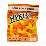 Hyfly Gummies - Sour Peach Rings (600mg)