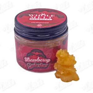 Whole Melt Extracts Live Resin Sugar - Strawberry Gelato (1oz)