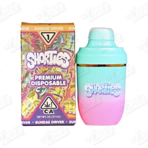 Shorties Live Resin Liquid Diamonds Disposable Vape - Sundae Driver (2g)