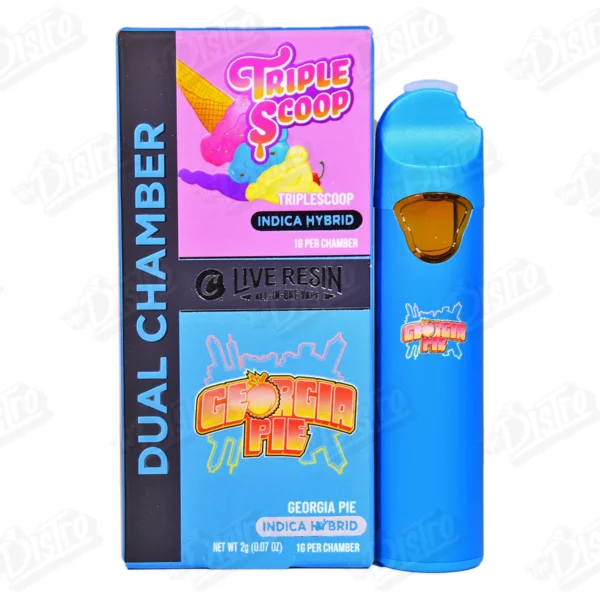 Cookies Dual Chamber Live Resin Disposable Vape - Triple Scoop & Georgia Pie (2g)