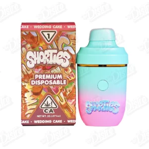 Shorties Live Resin Liquid Diamonds Disposable Vape - Wedding Cake (2g)