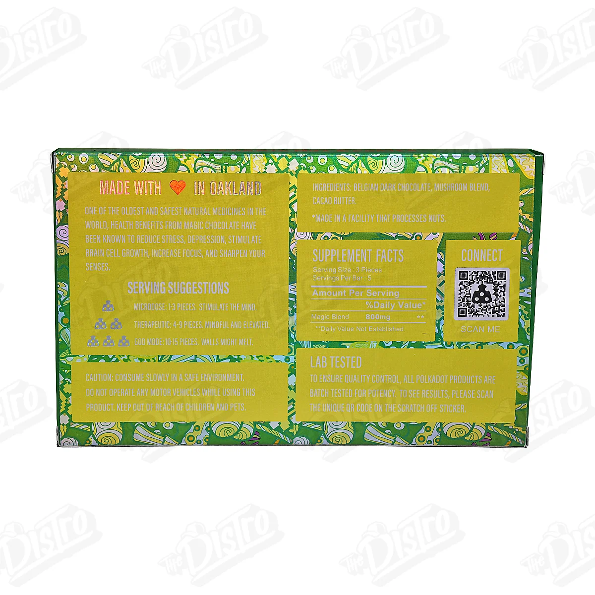 PolkaDot Shroom Bar - Macadamia Nut (8g)