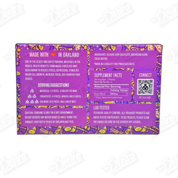 PolkaDot Shroom Bar - Samoas (8g)