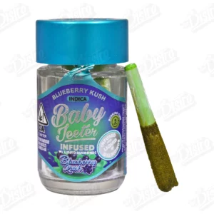 Baby Jeeter Live Diamonds Infused Pre-Rolled Joints – Blueberry Kush (2.5g)