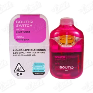 Boutiq Switch Liquid Live Diamonds Vape – Sour Tangie Grape Soda (2g) 