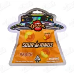 Devour Sour Rings – Peach (1500mg THC)