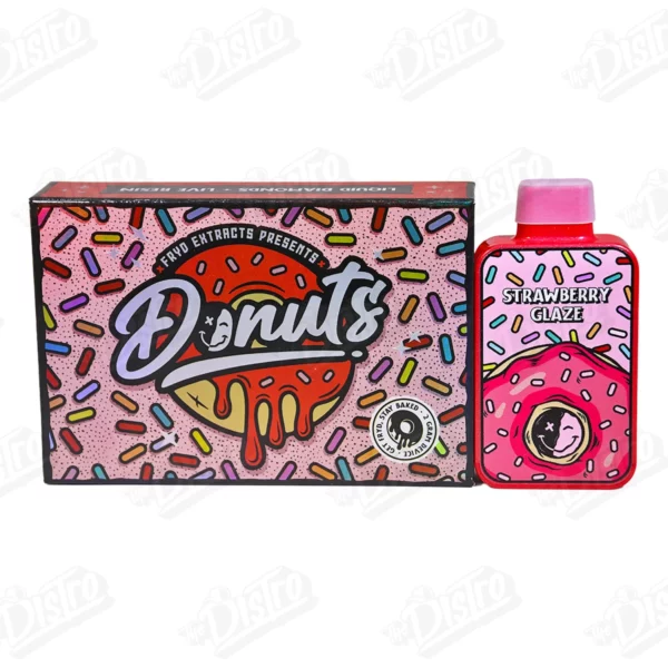 Fryd Extracts Donuts Liquid Diamonds Live Resin Disposable Vape – Strawberry Glaze (2g)