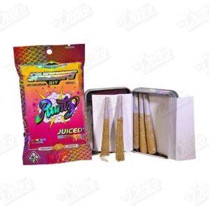 Sluggers Hit Live Diamonds Infused Pre-Rolled Joints – Runtz (3.5g)