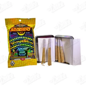 Sluggers Hit Live Diamonds Infused Pre-Rolled Joints – Temptation (3.5g)