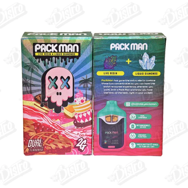 Packman Dual Flavor - LA Kush Cake x Cherry Pie (2G)