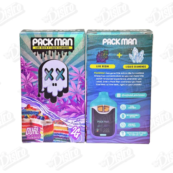 Packman Dual Flavor - Mendo Breath x Rainbow Cake (2G)