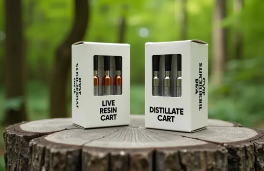 What Is the Difference Between Live Resin and Distillate Carts