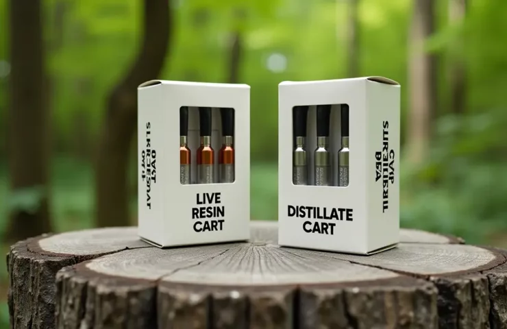 What Is the Difference Between Live Resin and Distillate Carts