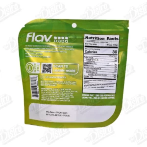 Flav Gummy Rings - Apple (1000mg) - Back