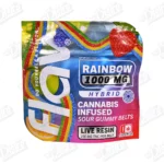 Flav Sour Gummy Belts - Rainbow (1000mg)