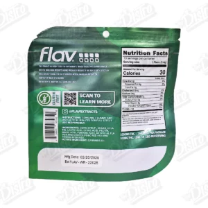 Flav Gummy Rings - Watermelon (1000mg) - Back