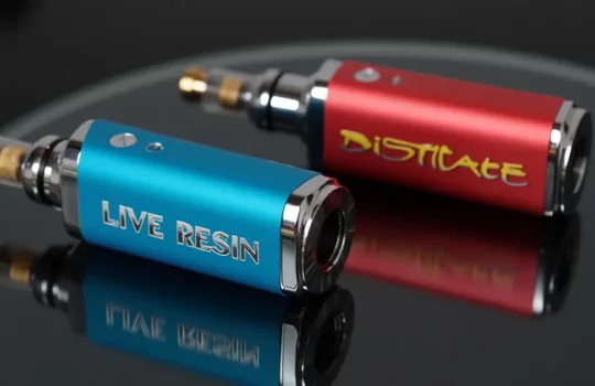Live Resin Cartridges vs. Distillate Cartridges Pros and Cons