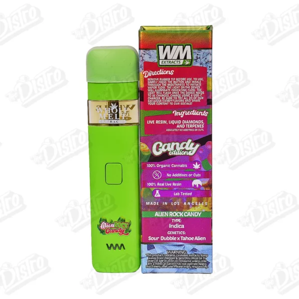 Whole Melt Extracts Live Diamond Vaporizer - Alien Rock Candy (2g)