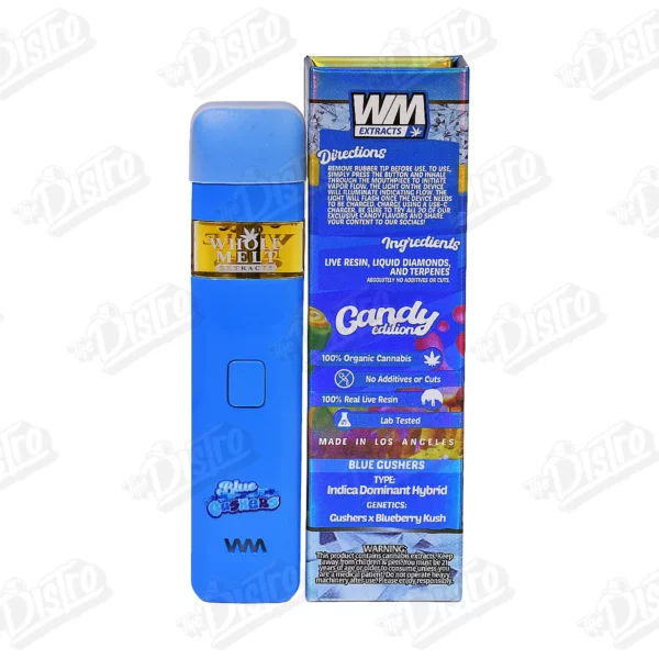 Whole Melt Extracts Live Diamond Vaporizer - Blue Gushers (2g)