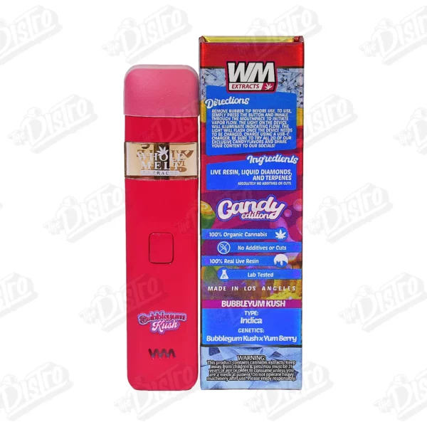 Whole Melt Extracts Live Diamond Vaporizer - Bubbleyum Kush (2g)