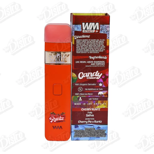 Whole Melt Extracts Live Diamond Vaporizer - Cherry Runtz (2g)