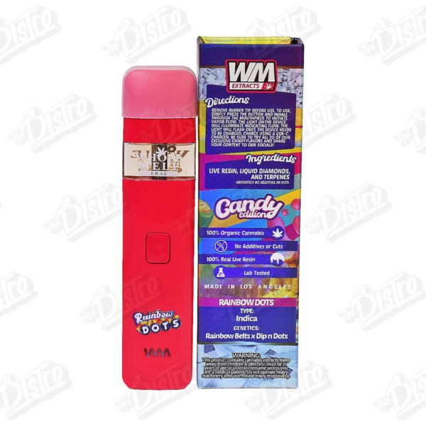 Whole Melt Extracts Live Diamond Vaporizer - Rainbow Dots (2g)