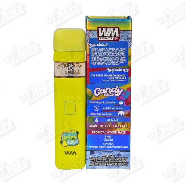 Whole Melt Extracts Live Diamond Vaporizer - Tropical Lemon Haze (2g)