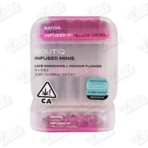 Boutiq Infused Minis- Cafecito Yellow Diesel