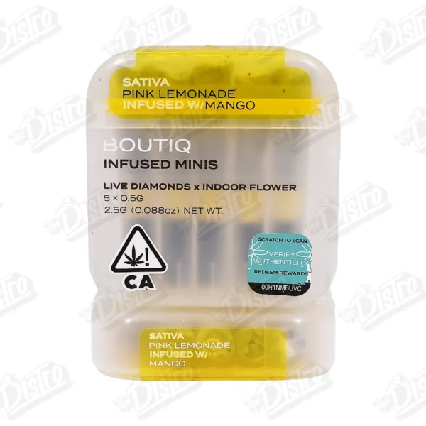 Boutiq Infused Mini's (2.5g) - Pink Lemonade x Mango
