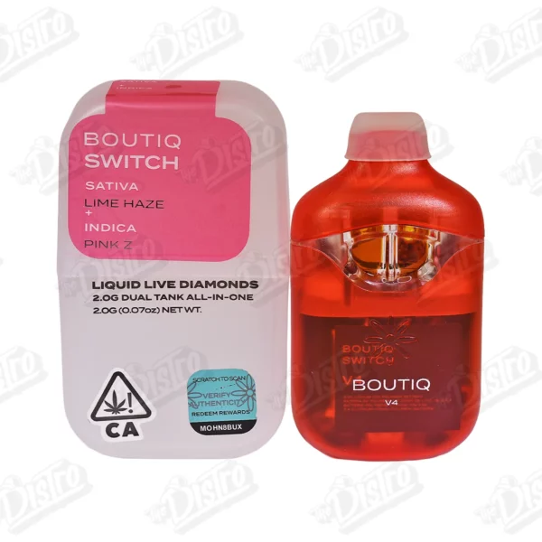 Boutiq Switch Liquid Live Diamonds Vape - Lime Haze x Pink Z (2g)