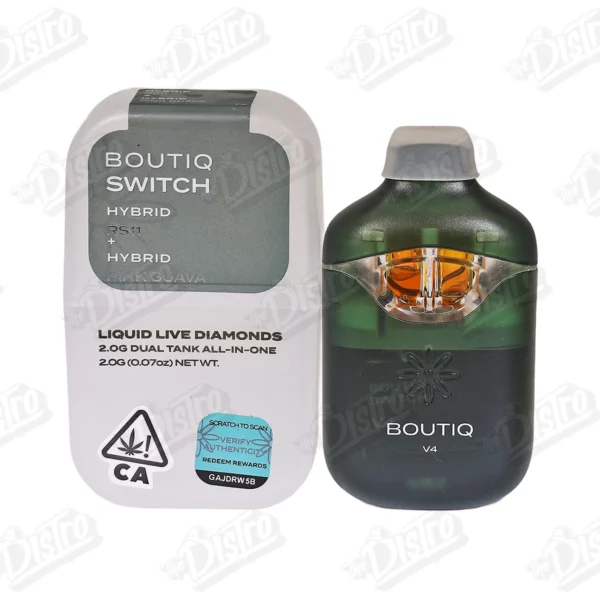 Boutiq Switch Liquid Live Diamonds Vape - RS11 x Pink Guava (2g)
