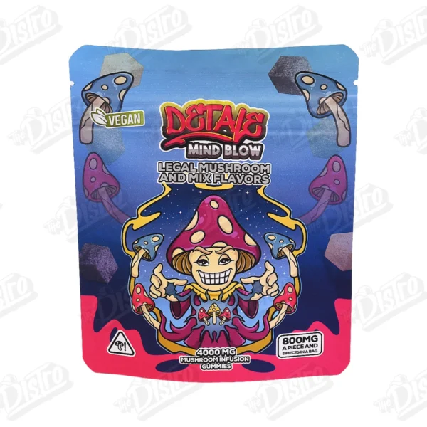 Detale Shroom Gummies Infused With THCA (4g) - Red