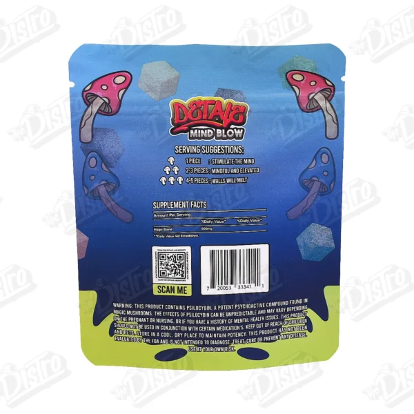 Detale Shroom Gummies Infused With THCA + PHC (4g) - Green